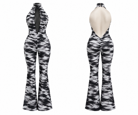 FA Midnight Muse Flare Jumpsuit