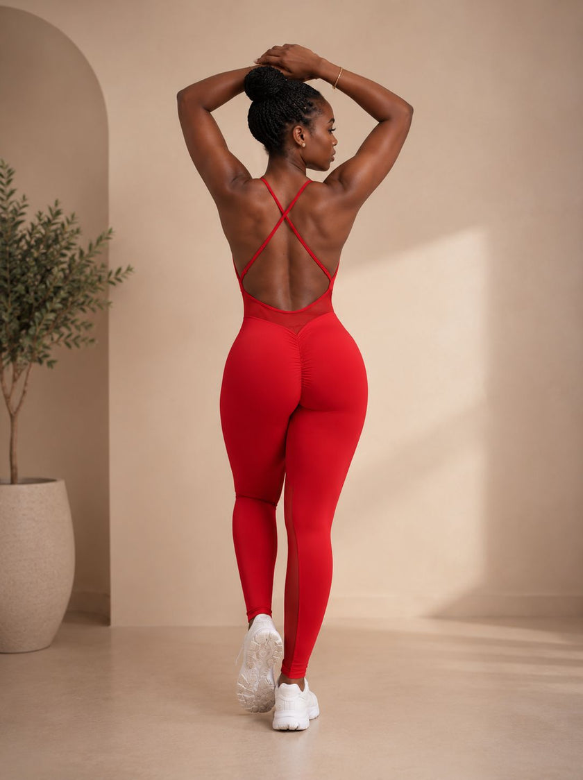 FA SculptFit Open Back Jumpsuit