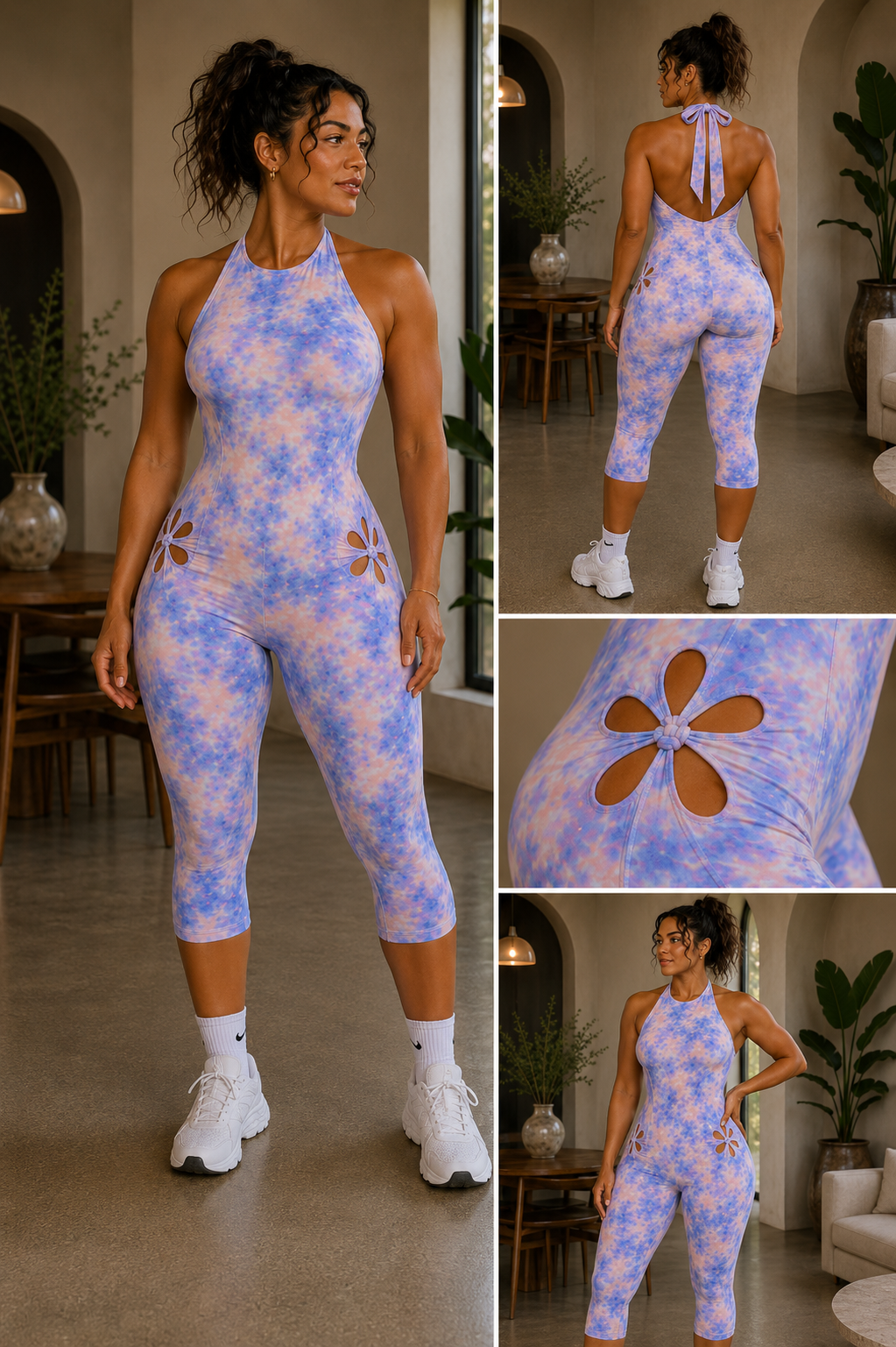 FA Blossom Sculpt Jumpsuit