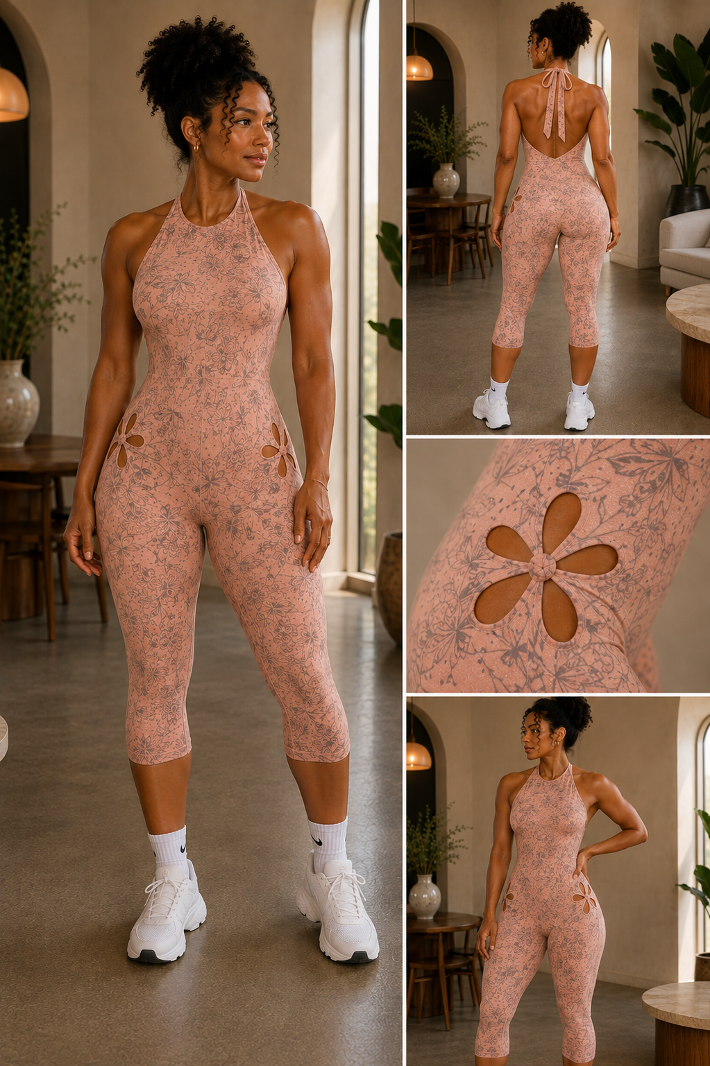 FA Blossom Sculpt Jumpsuit